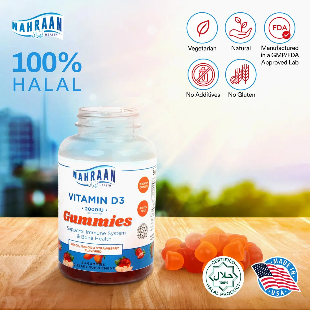 Vitamin D3 Halal Gummy Vitamin