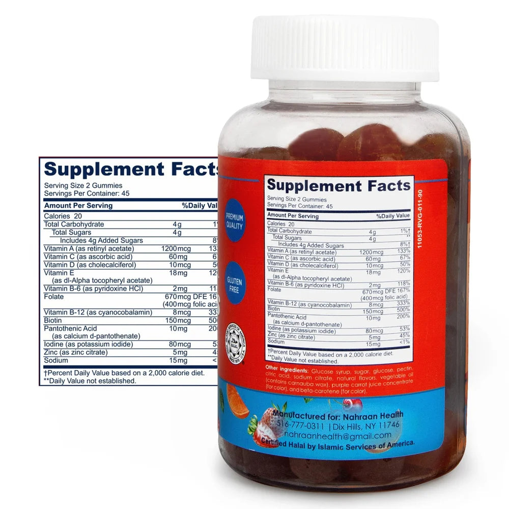 Adult multivitamin gummies